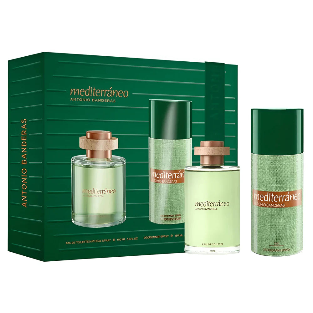 ANTONIO BANDARAS MEDITERRANEO EDT 100ML GIFT SET