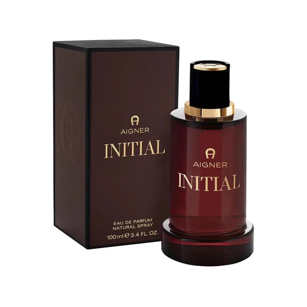 Aigner Initial Eau de Parfum 100ml bottle with luxury packaging, authentic perfume for men