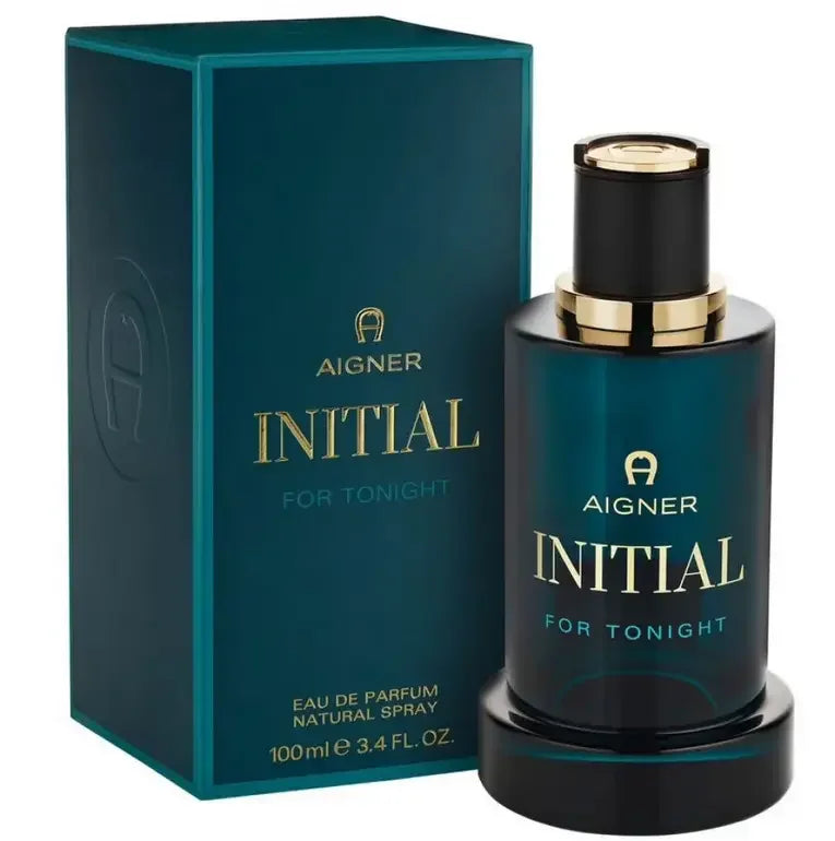 Aigner Initial For Tonight Eau de Parfum 100ml bottle and box, luxury fragrance for men