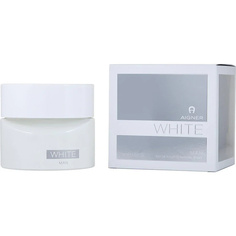 Aigner White Man Eau de Toilette 150ml with matching aftershave balm, luxury men's fragrance set