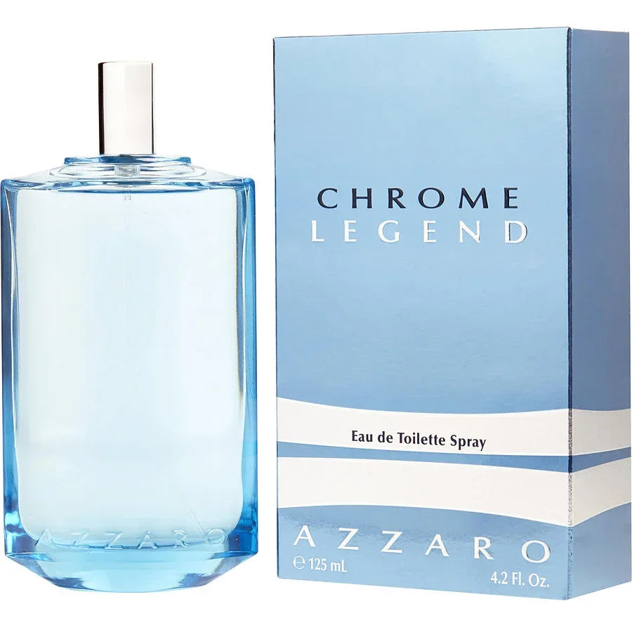 Azzaro Chrome Legend Eau de Toilette Spray 125ml for men, blue bottle with matching box