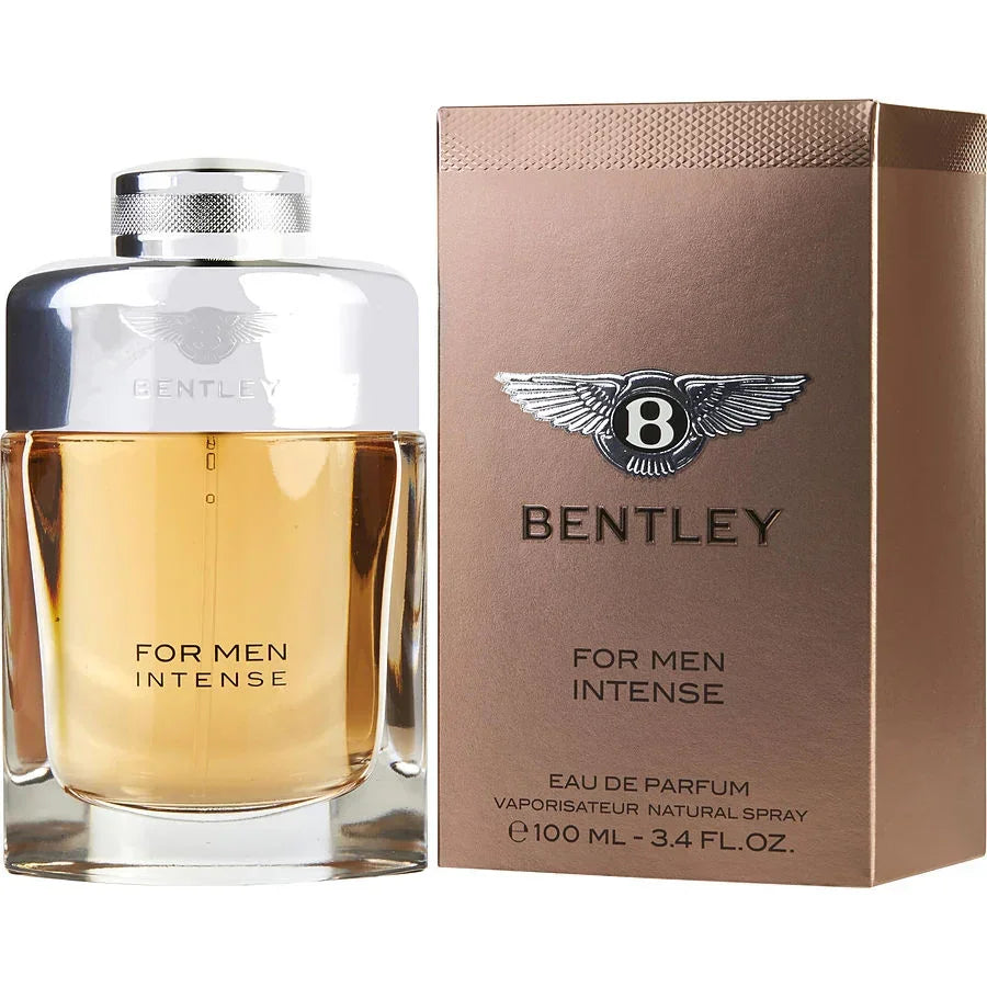 Bentley For Men Intense Eau de Parfum 100ml bottle with luxury packaging, premium men's fragrance