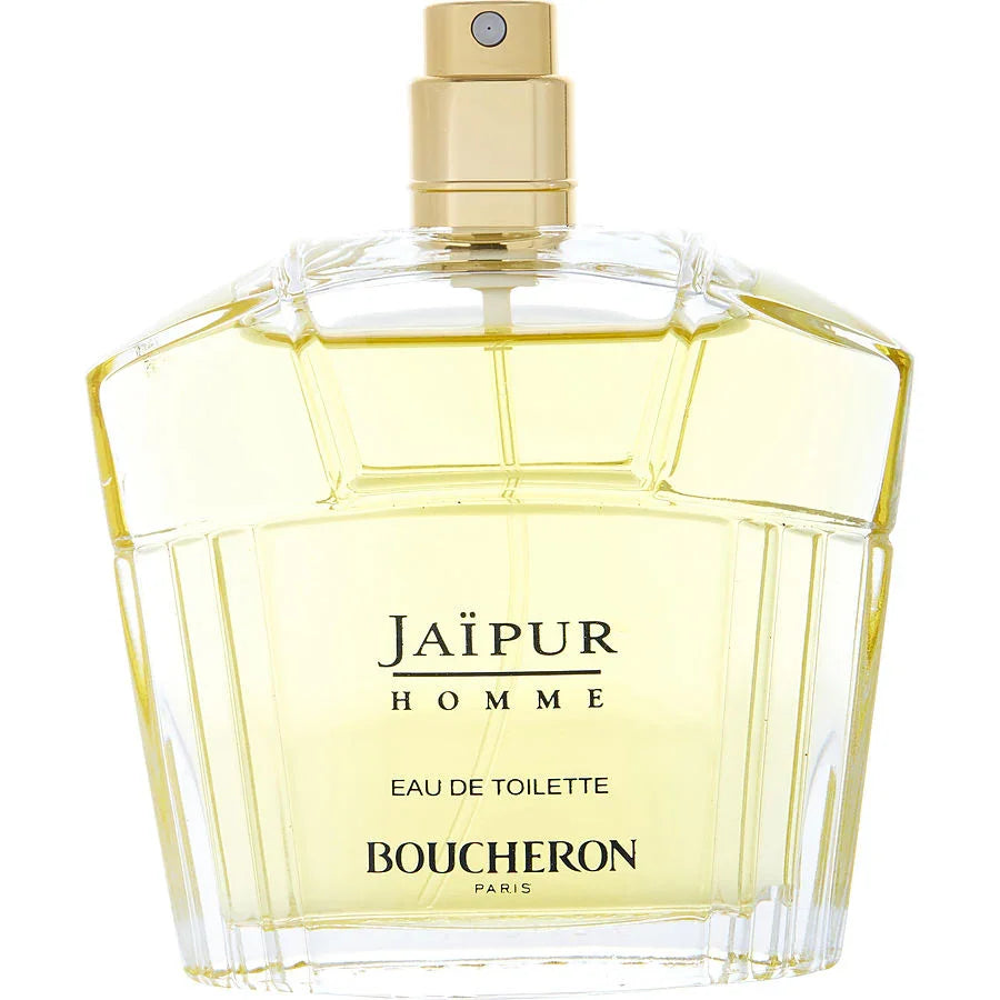 Jaipur Homme Eau de Toilette by Boucheron Paris, a luxury men's fragrance in a faceted glass bottle