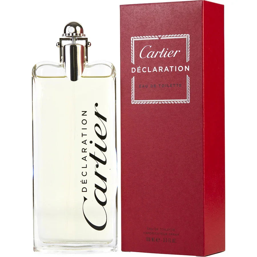 Cartier Déclaration Eau de Toilette perfume bottle with red box, 100ml