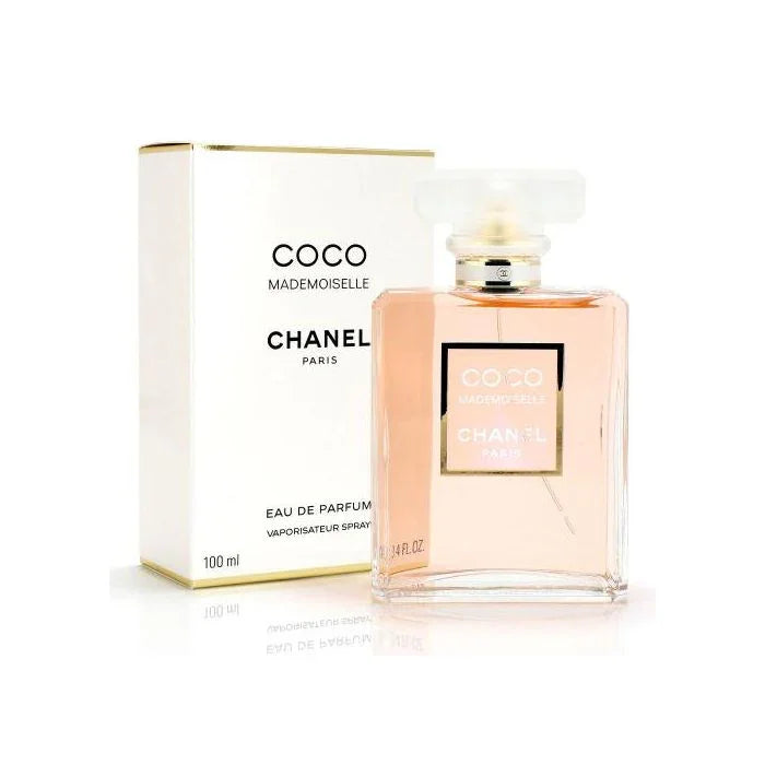 Chanel Coco Mademoiselle Eau de Parfum 100ml bottle with box, luxury fragrance for women
