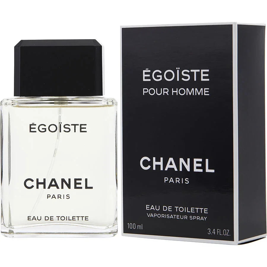 Chanel Égoïste Pour Homme Eau de Toilette 100ml men's fragrance with black box packaging