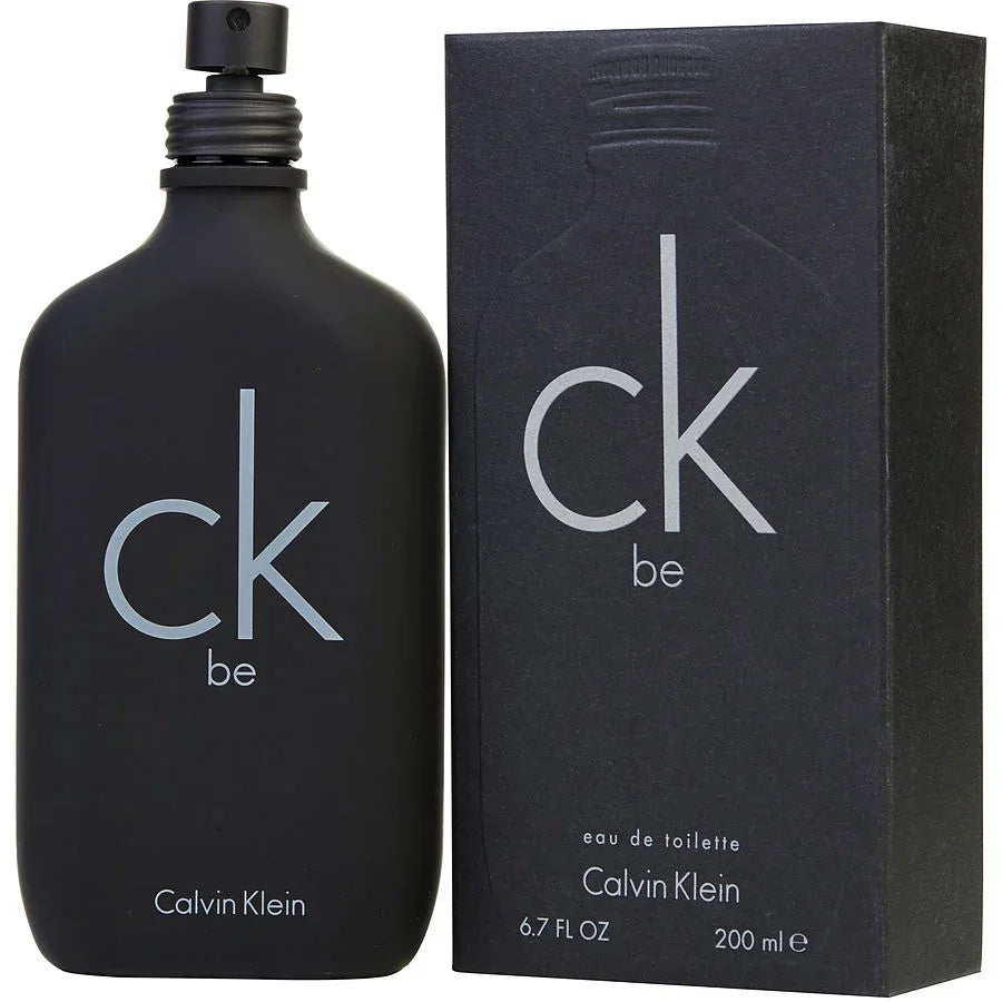 Calvin Klein CK Be eau de toilette 200ml bottle and box, sleek black design for men and women