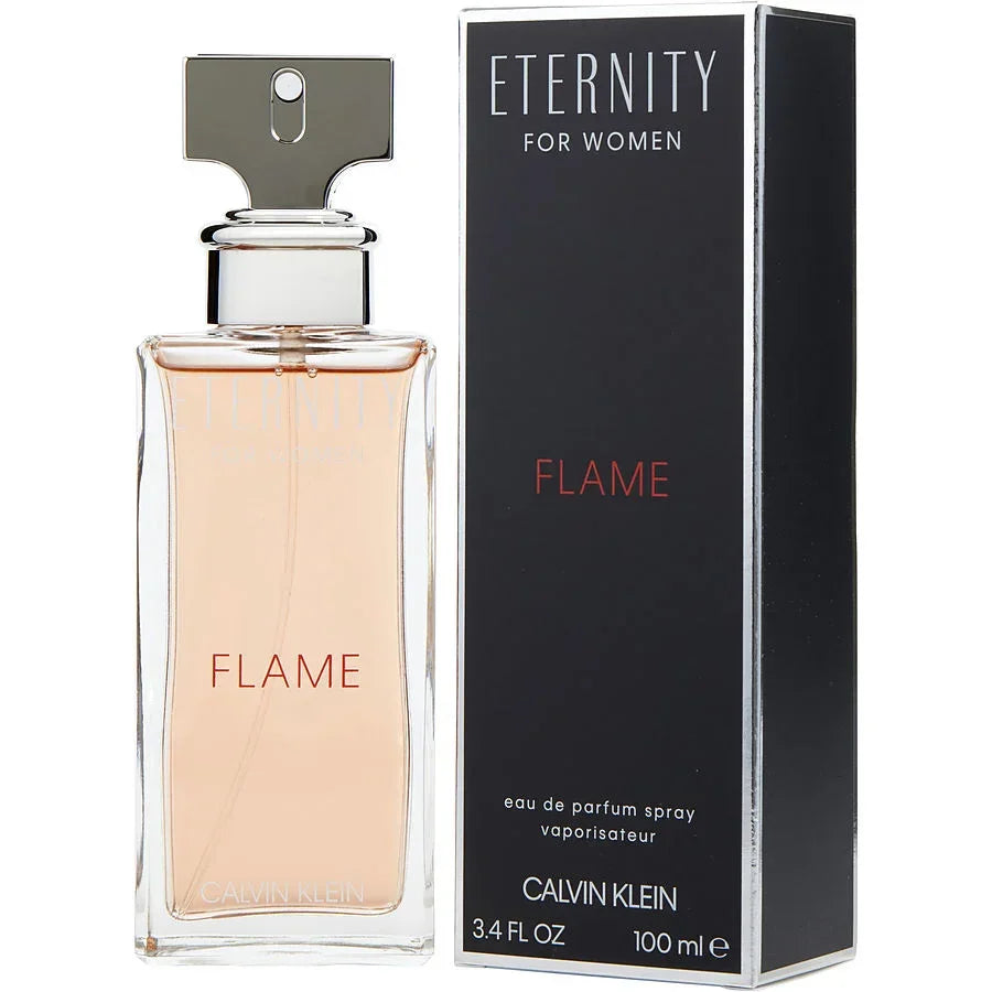 Calvin Klein Eternity Flame for Women eau de parfum spray 100ml bottle and box