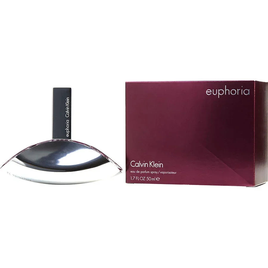 Calvin Klein Euphoria eau de parfum spray 50ml with burgundy box, luxury fragrance for women