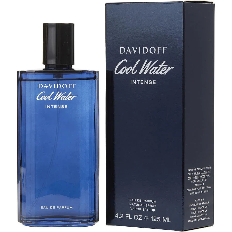 Davidoff Cool Water Intense Eau de Parfum 125ml bottle with navy packaging