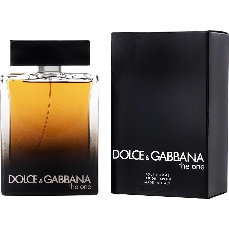 Dolce & Gabbana The One for Men Eau de Parfum 150ml bottle and box, amber fragrance, luxury perfume