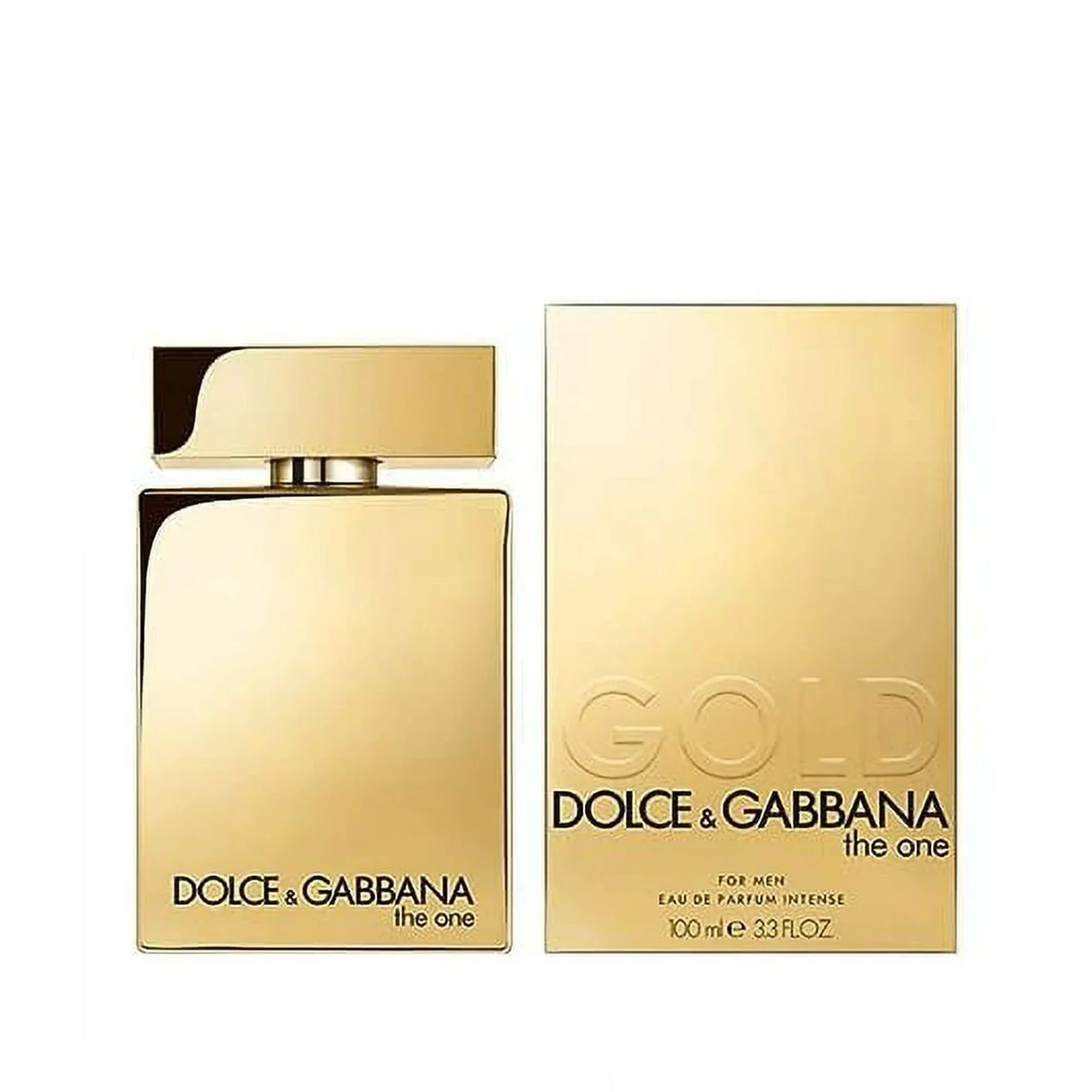 Dolce & Gabbana The One Gold for Men Eau de Parfum Intense 100ml bottle and box