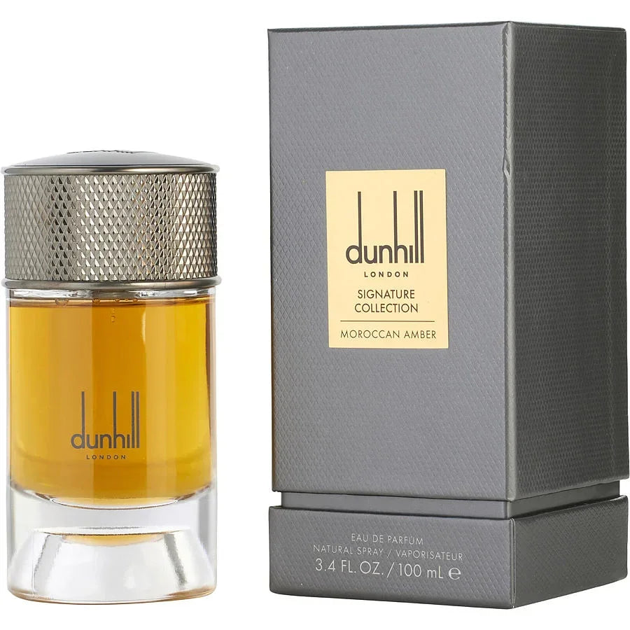 Dunhill London Moroccan Amber Eau de Parfum 100ml with sleek packaging and amber fragrance