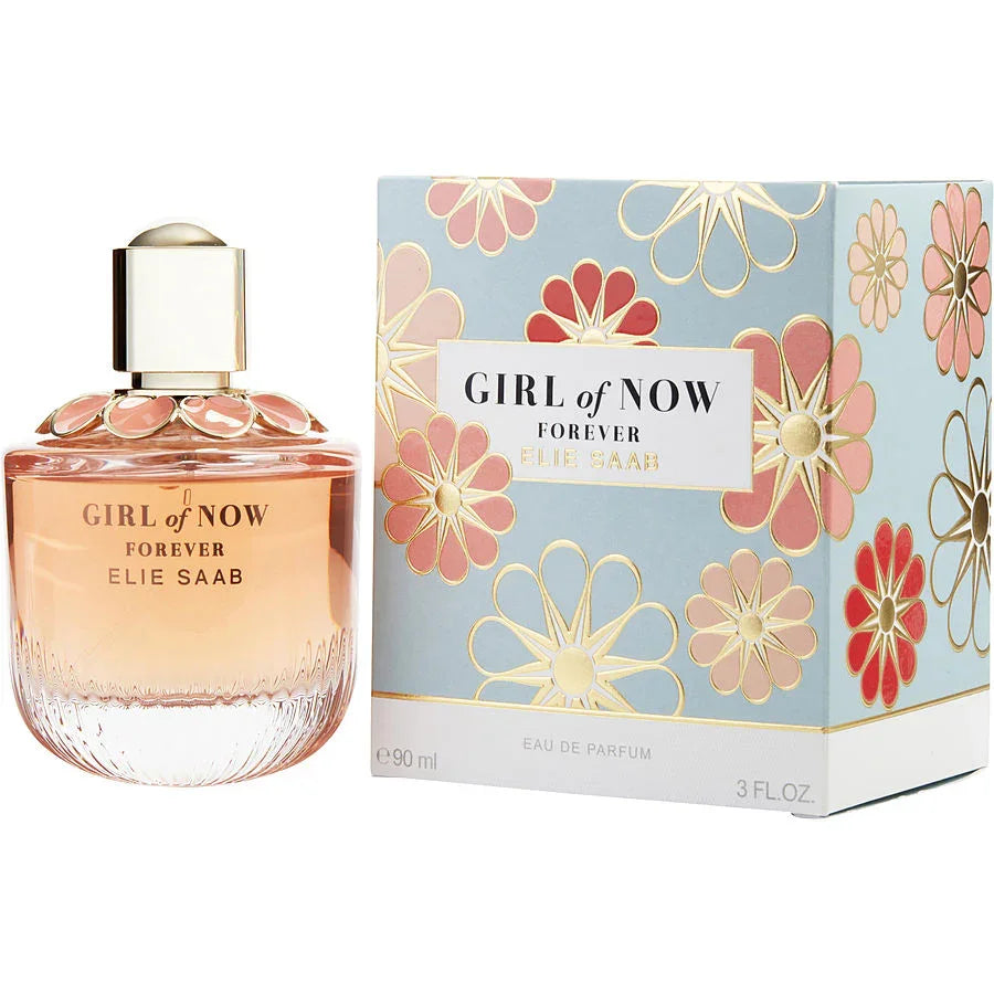 Girl of Now Forever by Elie Saab Eau de Parfum 90ml with floral box design