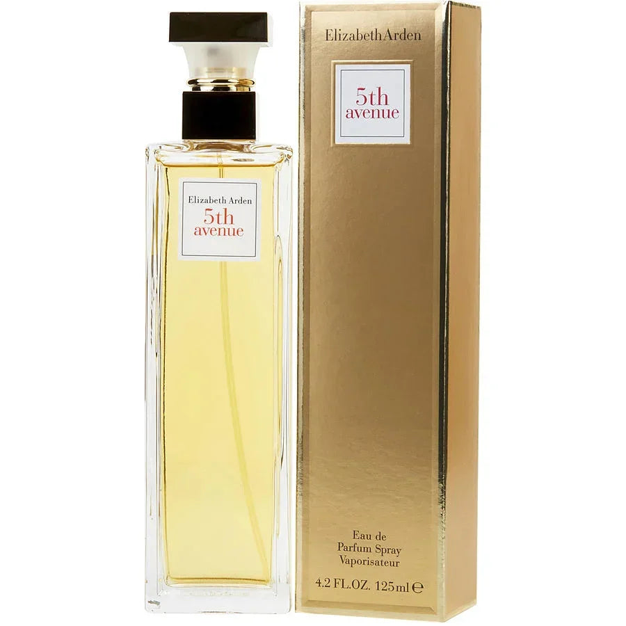 Elizabeth Arden 5th Avenue Eau de Parfum Spray 125ml with gold packaging