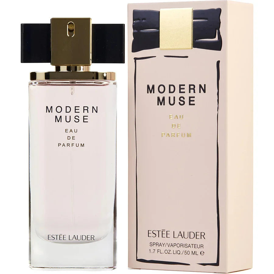 Estée Lauder Modern Muse Eau de Parfum 50ml bottle and box, luxury fragrance for women