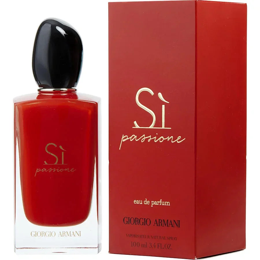 Giorgio Armani Si Passione Eau de Parfum 100ml bottle and red box