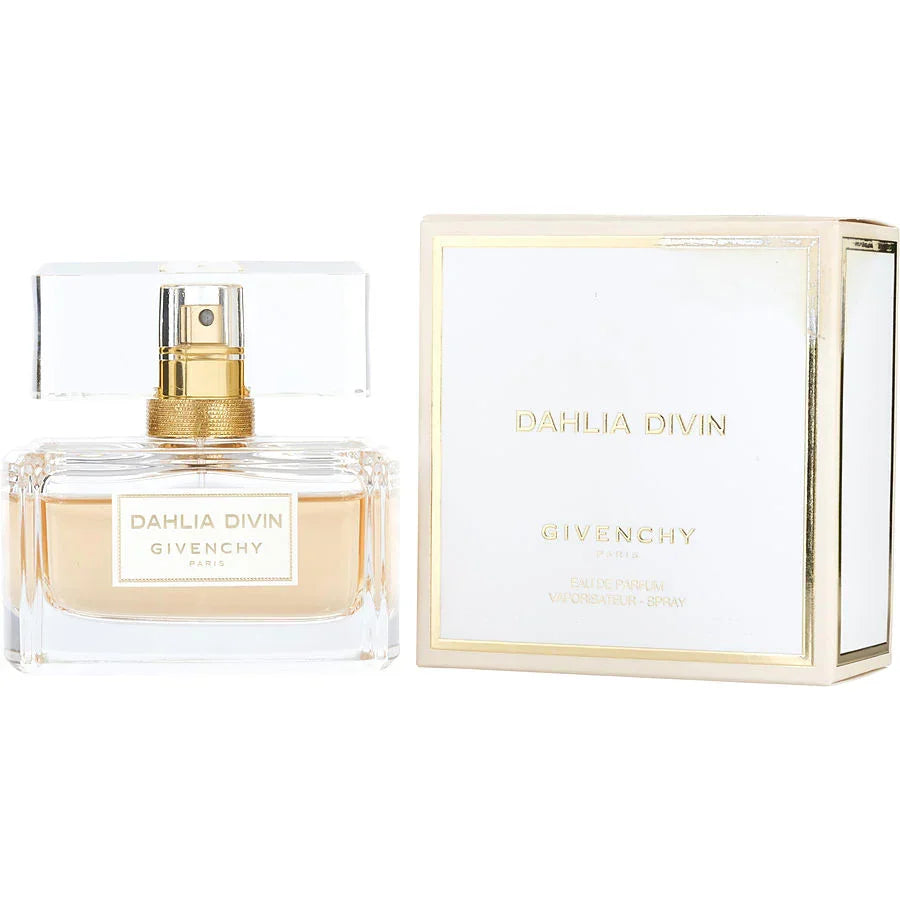 Givenchy Dahlia Divin Eau de Parfum bottle and box, luxury fragrance for women