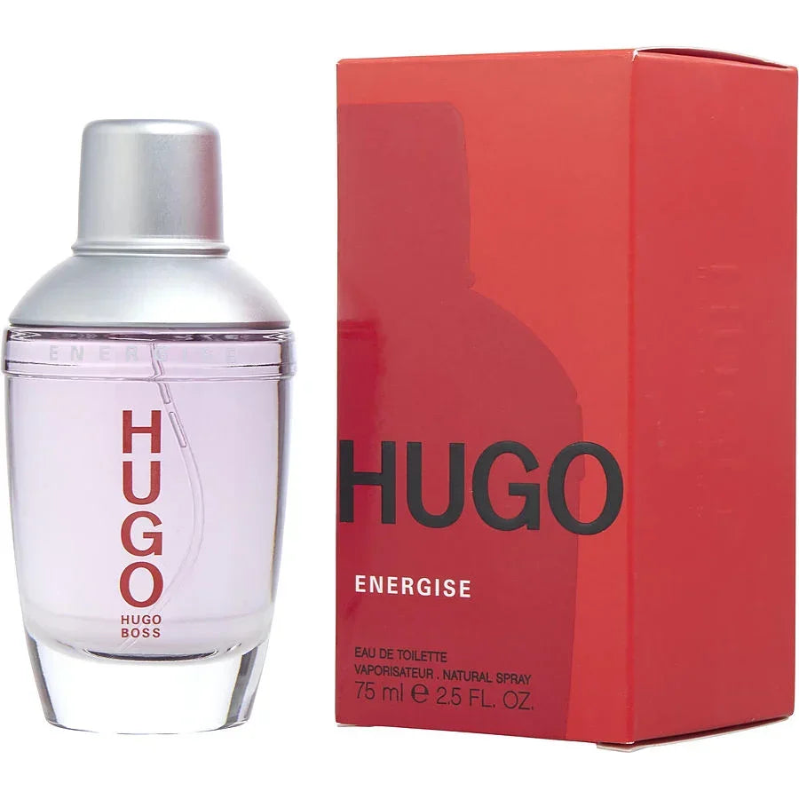 Hugo Boss Energise Eau de Toilette 75ml bottle with red box, men's fragrance for sale in Qatar