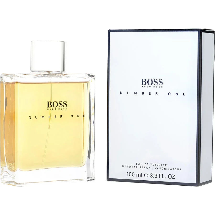 BOSS Number One Eau de Toilette 100ml bottle and box, luxury men's fragrance