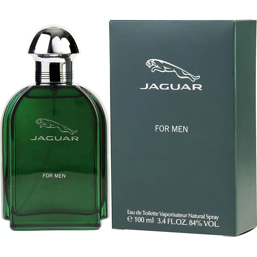 Jaguar For Men Eau de Toilette 100ml green bottle with box, authentic men's perfume