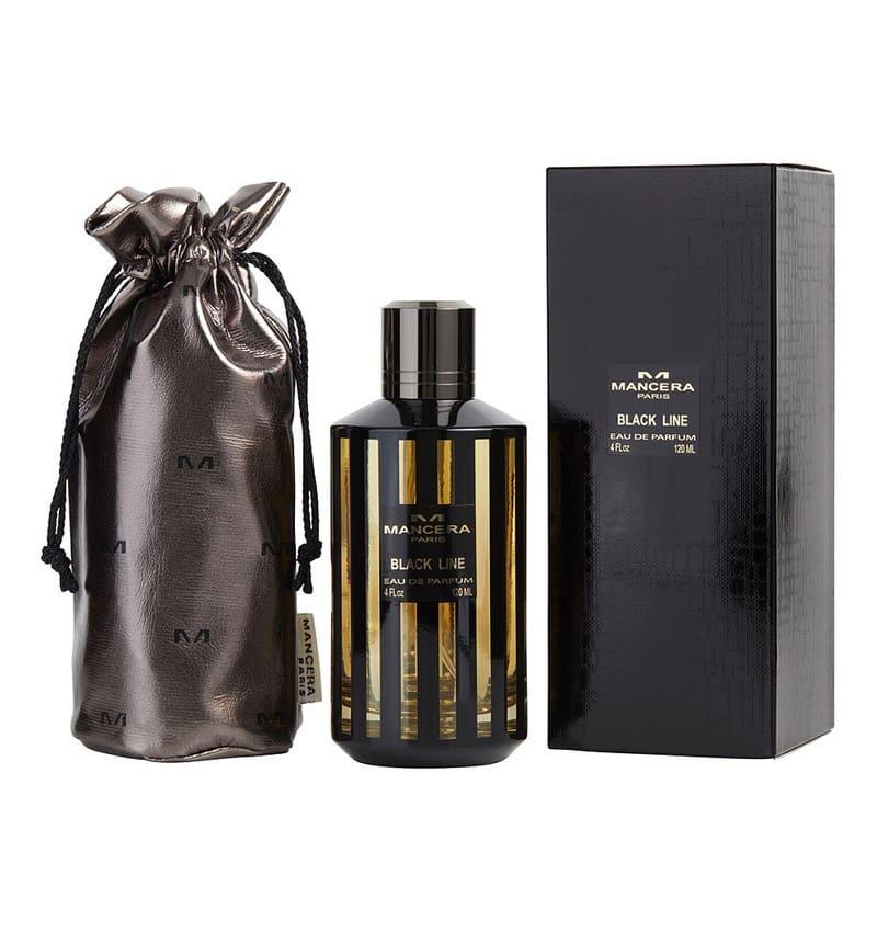 Mancera Black Line Eau de Parfum 120ml with luxury pouch and box, premium fragrance for men and women