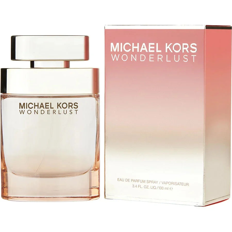 Michael Kors Wonderlust Eau de Parfum 100ml bottle and box, luxury women's fragrance
