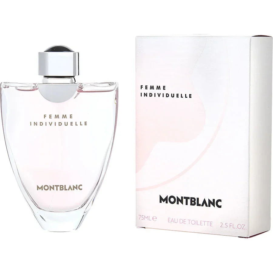 Montblanc Femme Individuelle Eau de Toilette 75ml bottle and box, elegant perfume for women