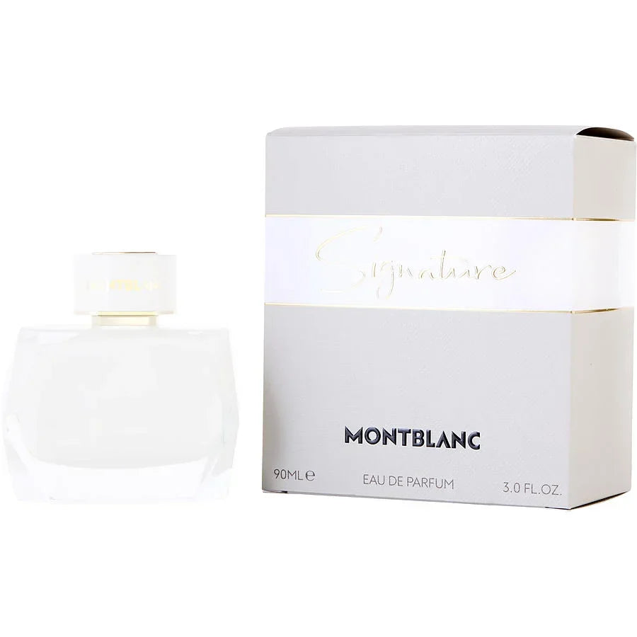 Montblanc Signature Eau de Parfum 90ml bottle and box, luxury fragrance for women