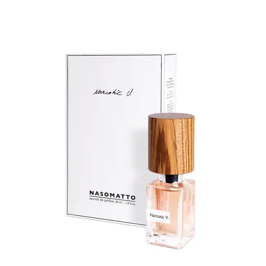 Narcotic V perfume by Nasomatto, 30ml extrait de parfum with wooden cap, luxury fragrance for women
