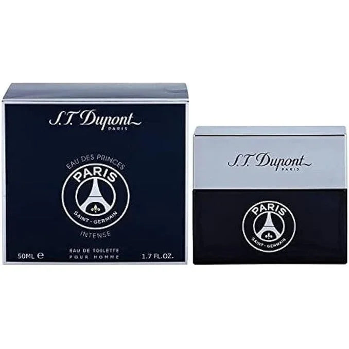 S.T. Dupont Paris Saint-Germain Intense Eau de Toilette for Men, 50ml perfume bottle and box