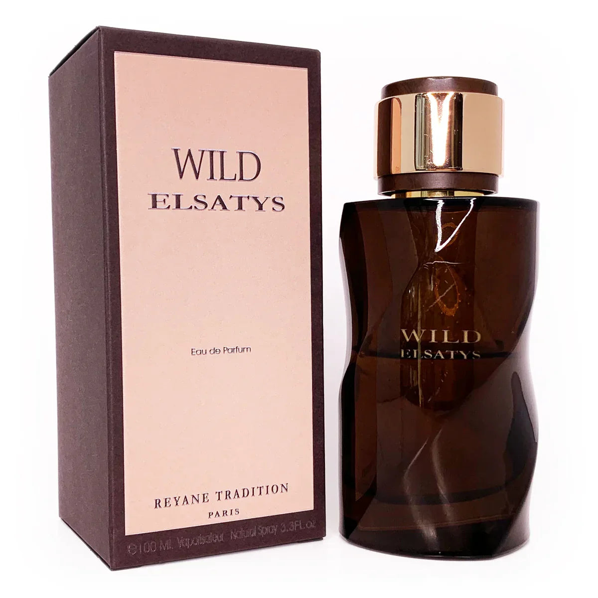 Wild Elsatys Eau de Parfum by Reyane Tradition Paris, 100ml bottle with luxury packaging