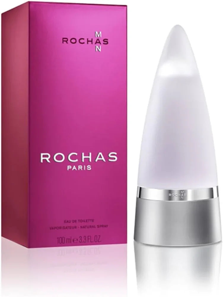 Rochas Paris Eau de Toilette 100ml perfume bottle with pink box, luxury fragrance for women