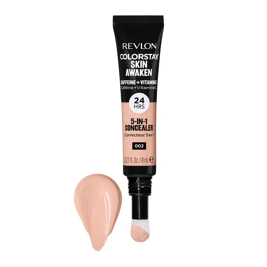 Revlon Colorstay Skin Awaken 5-in-1 Concealer with caffeine & vitamin C, 24-hour wear, shade 002