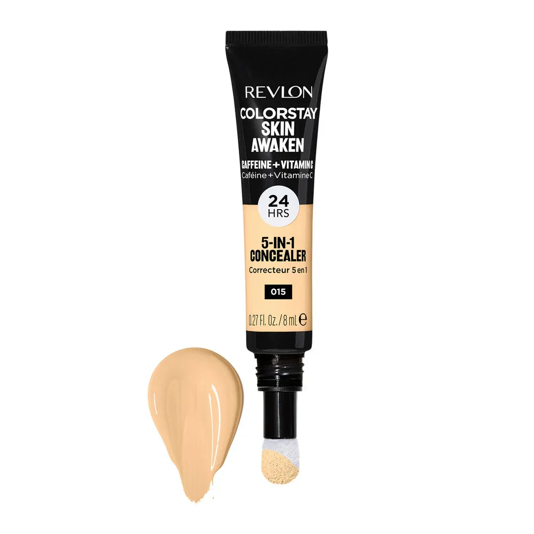 Revlon ColorStay Skin Awaken 5-in-1 Concealer with caffeine & vitamin C, 24-hour wear, shade 015