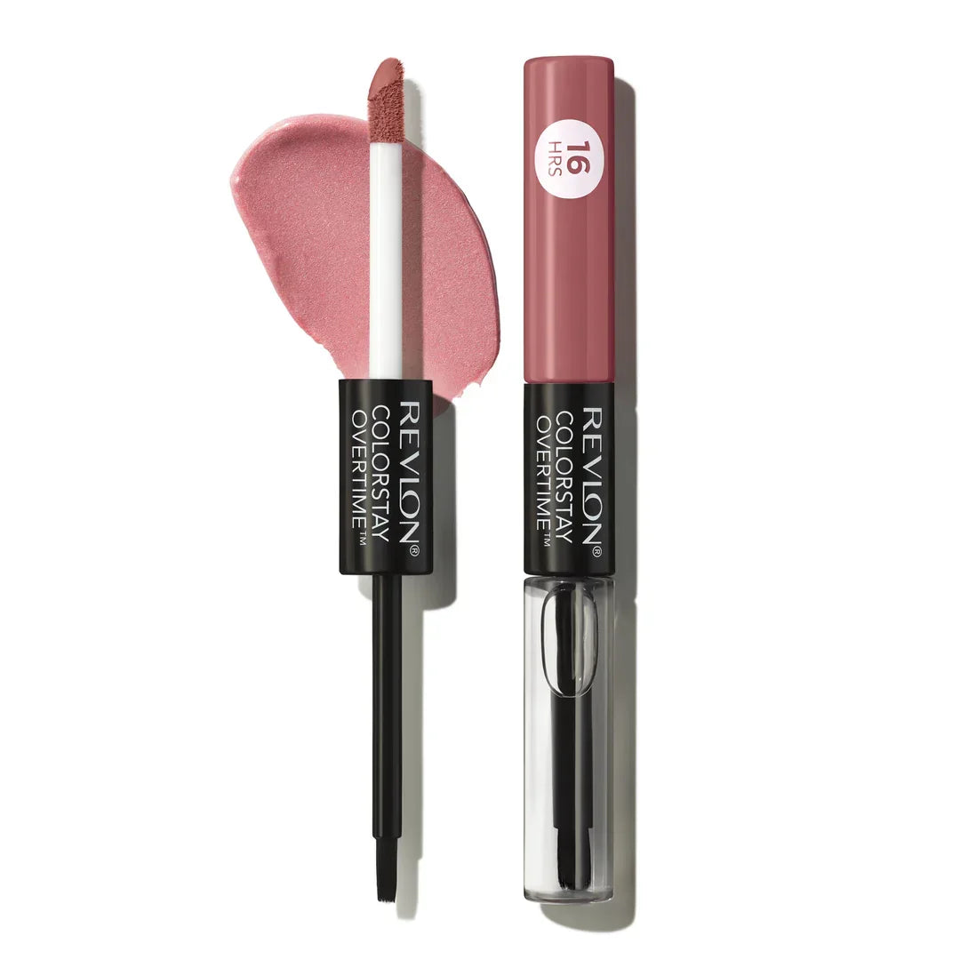 Revlon Liquid Lipstick with Clear Lip Gloss, ColorStay Overtime Lipcolor