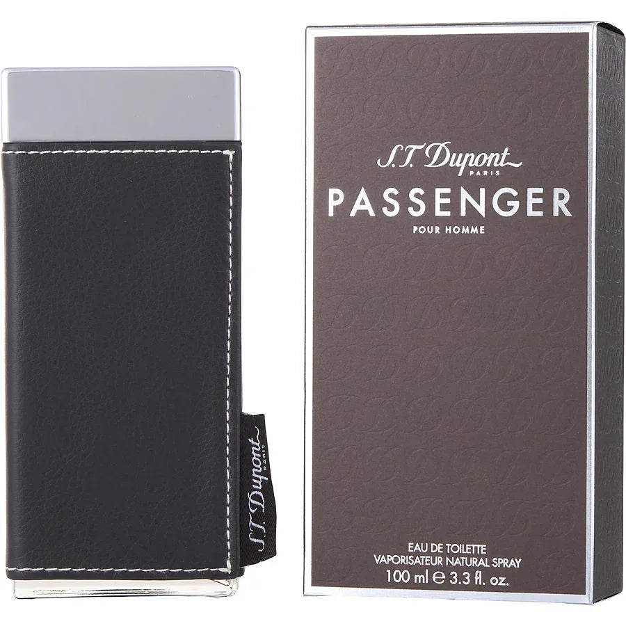 S.T. Dupont Passenger Pour Homme Eau de Toilette 100ml with sleek black leather case