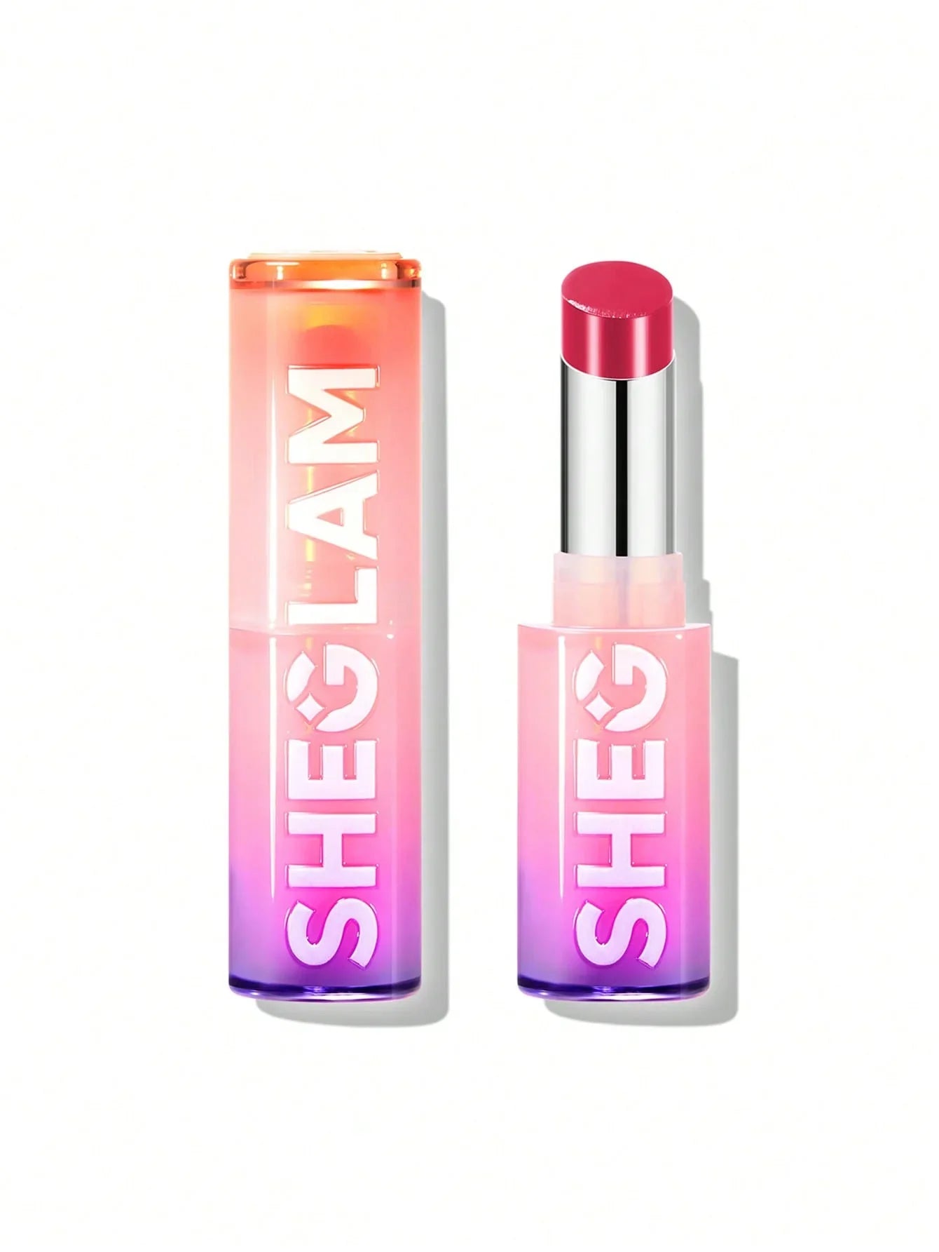 Sheglam pink lipstick with gradient tube, vibrant color for beauty makeup in Qatar