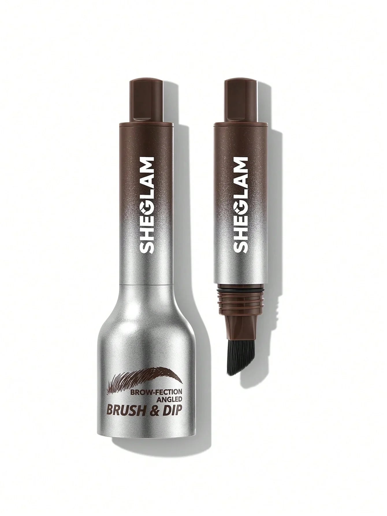 SHEGLAM Brow-Fection Angled Brush & Dip for precise eyebrow makeup application
