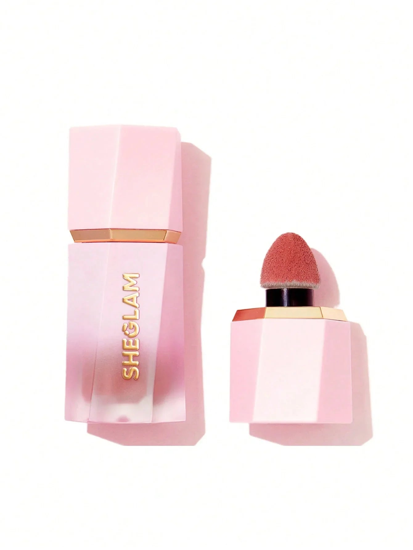 SHEGLAM pink lipstick with applicator, beauty cosmetics for lips