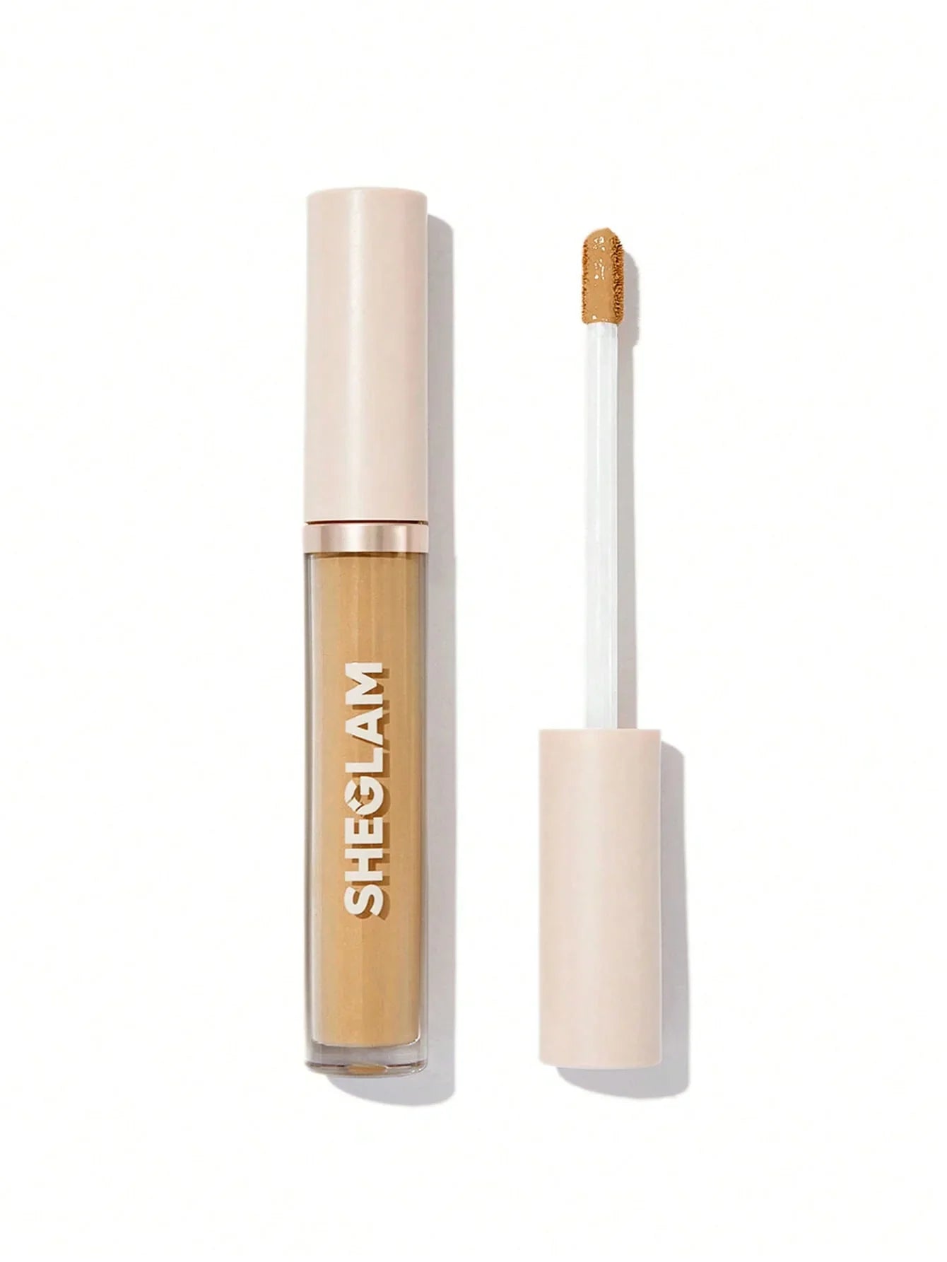 Sheglam liquid concealer with applicator wand, nude tone, beauty makeup product