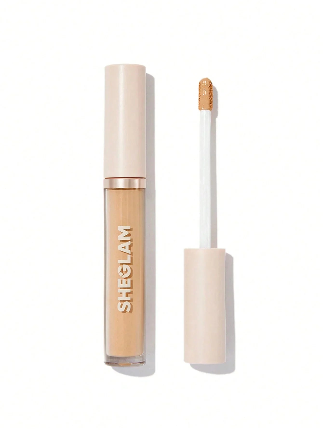 Sheglam concealer with applicator wand, beauty makeup product for flawless coverage