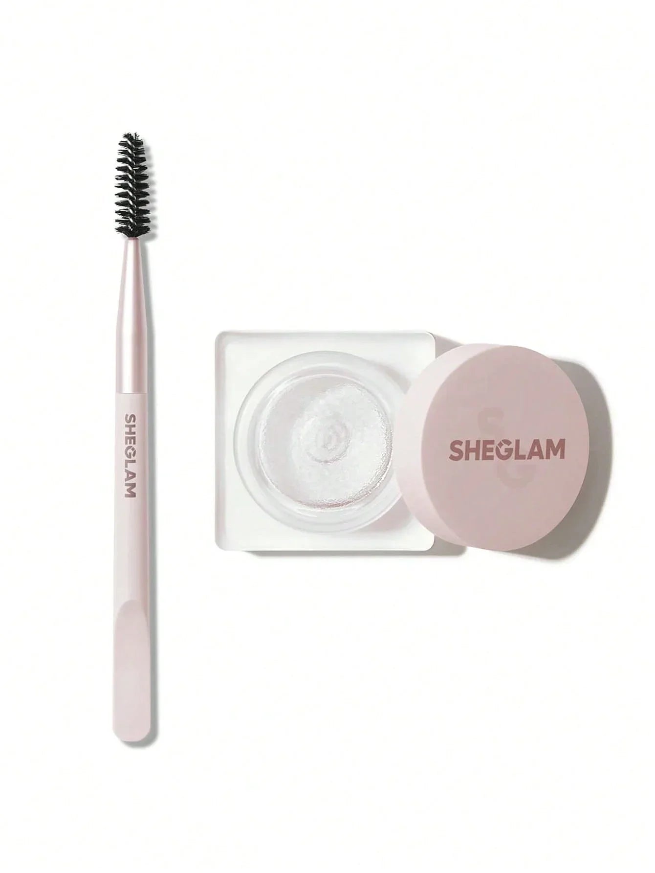 Sheglam clear brow gel with spoolie brush, perfect for defining and grooming eyebrows