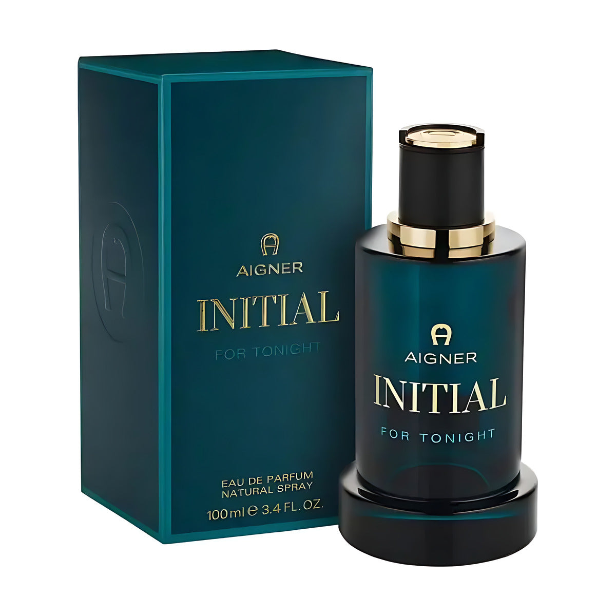 Aigner Initial For Tonight Eau de Parfum 100ml bottle and box, luxury fragrance for men