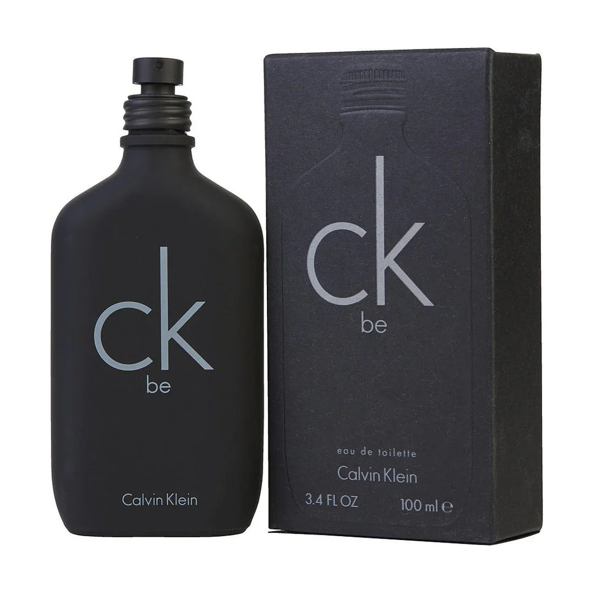 Calvin Klein CK Be eau de toilette 100ml bottle and box, sleek black design for men and women