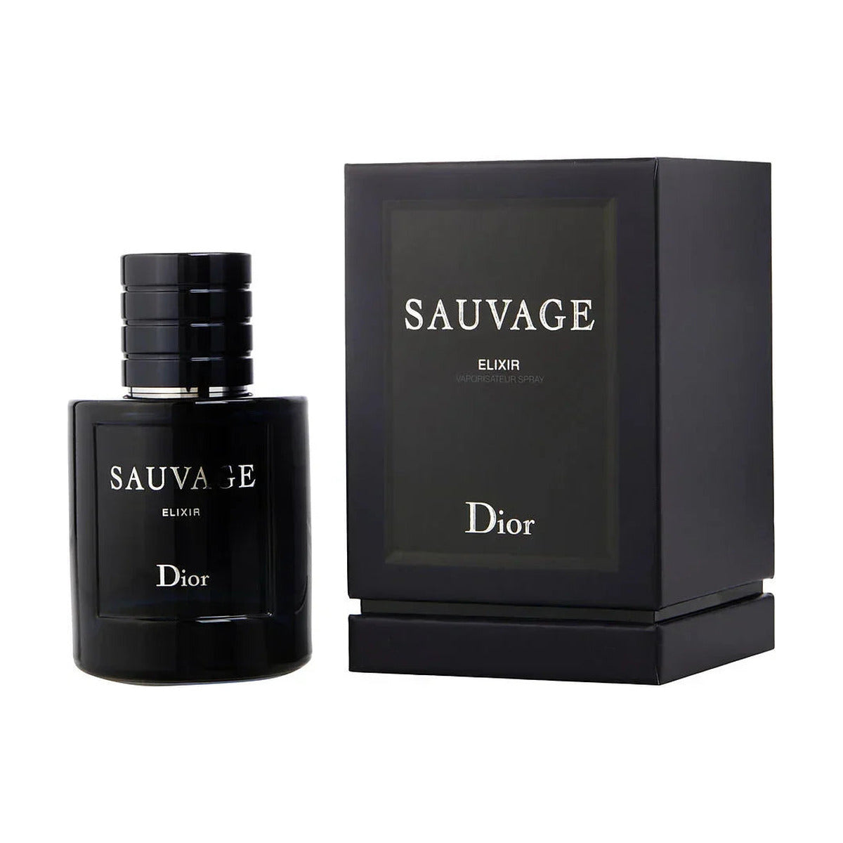 زجاجة وعلبة عطر ديور سوفاج إليكسير للرجال 60 مل