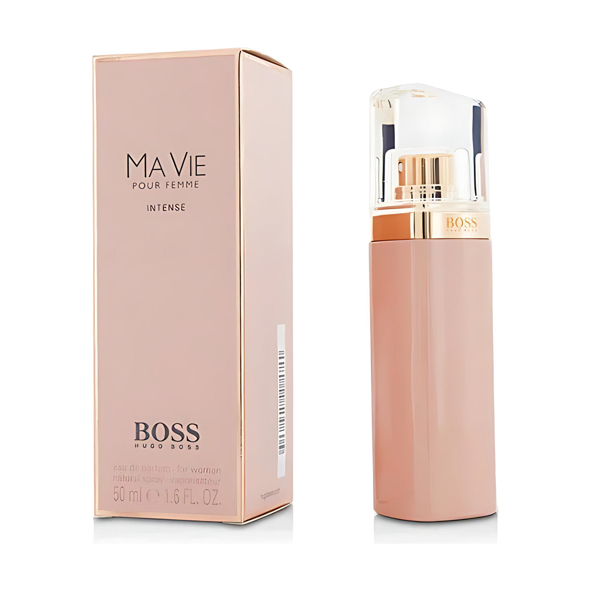 Hugo Boss Ma Vie Pour Femme Intense eau de parfum for women, 50ml bottle with pink packaging