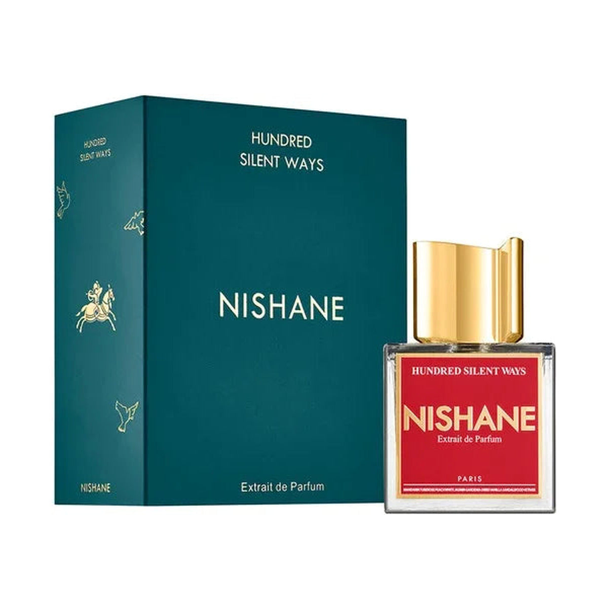 Nishane Hundred Silent Ways Extrait de Parfum bottle and box
