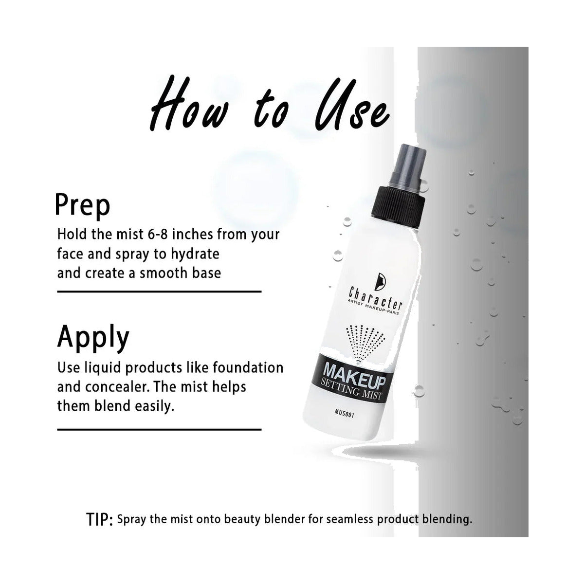 Character Makeup Setting Mist